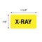Nevs Label, X-Ray 7/8" x 1-5/8" Yellow w/Black VW-0052 - alternate 2